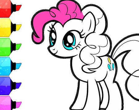 My Little Pony Coloring Pages logo